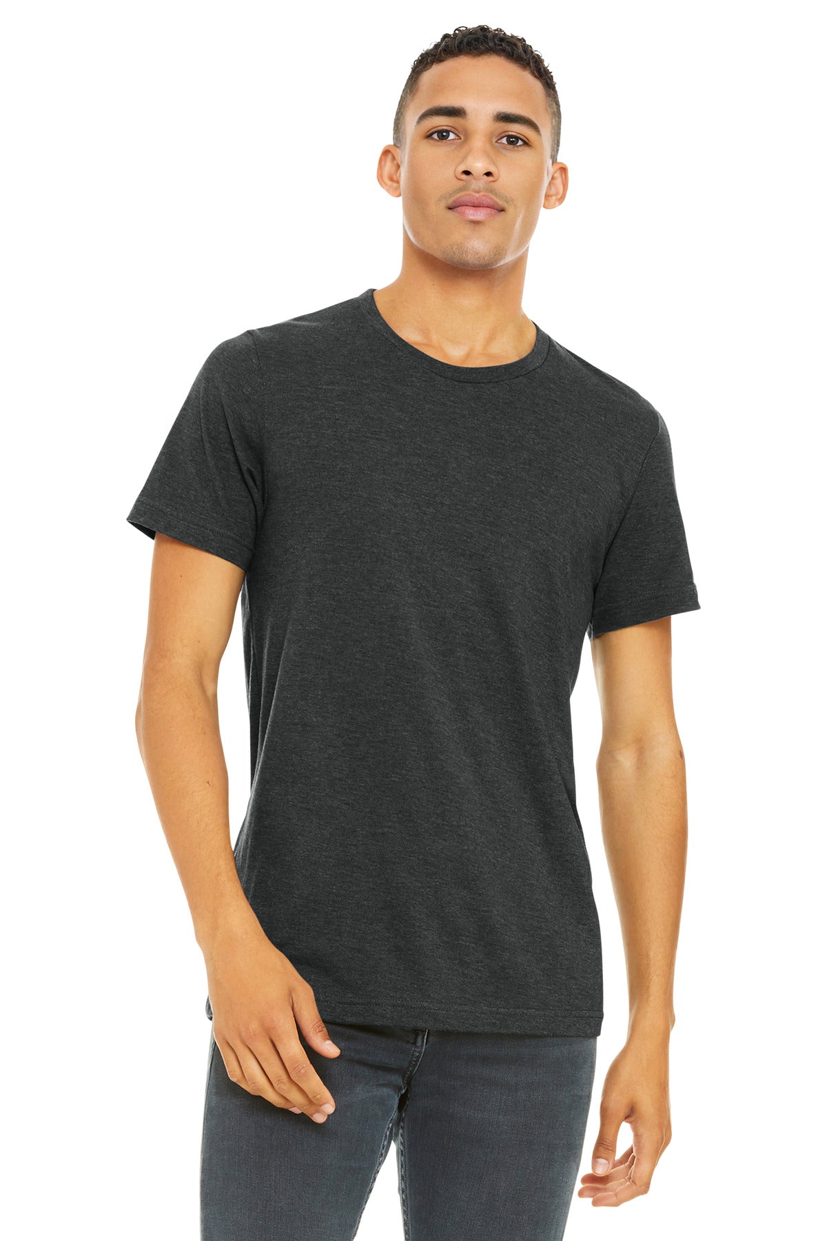 BELLA+CANVAS ® Unisex Heather CVC Short Sleeve Tee. BC3001CVC