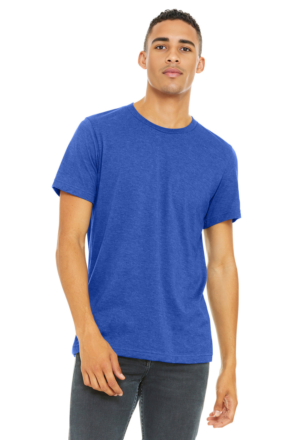 BELLA+CANVAS ® Unisex Heather CVC Short Sleeve Tee. BC3001CVC