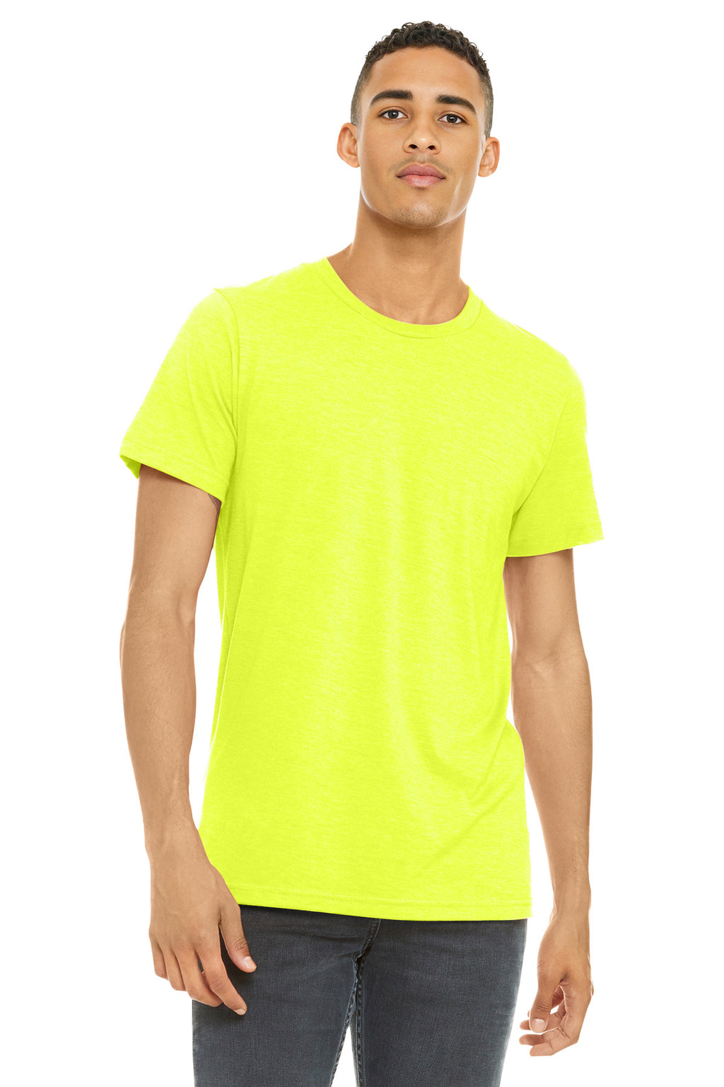 BELLA+CANVAS ® Unisex Heather CVC Short Sleeve Tee. BC3001CVC