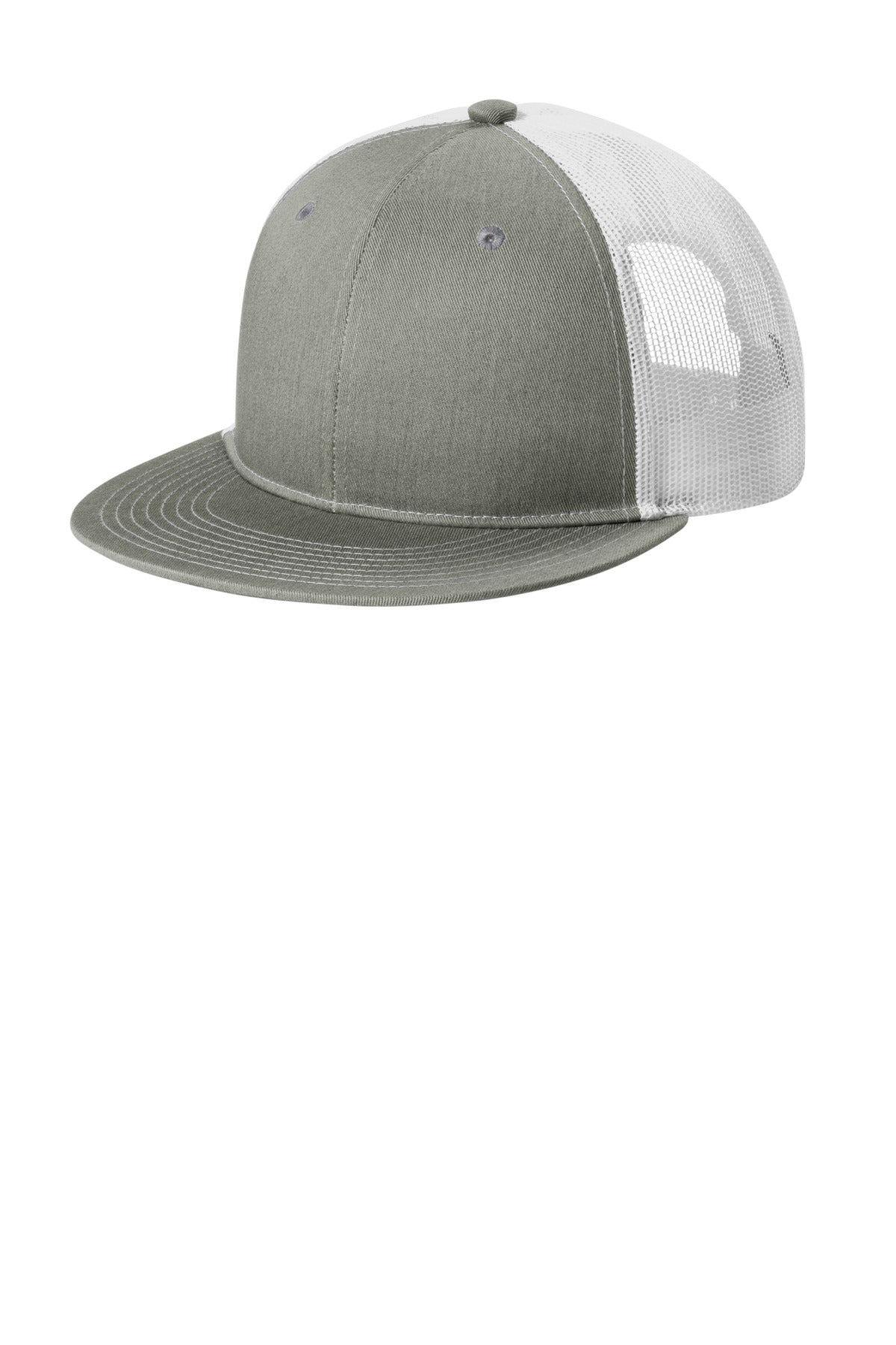 Port Authority® Snapback Flat Bill Trucker Cap C407
