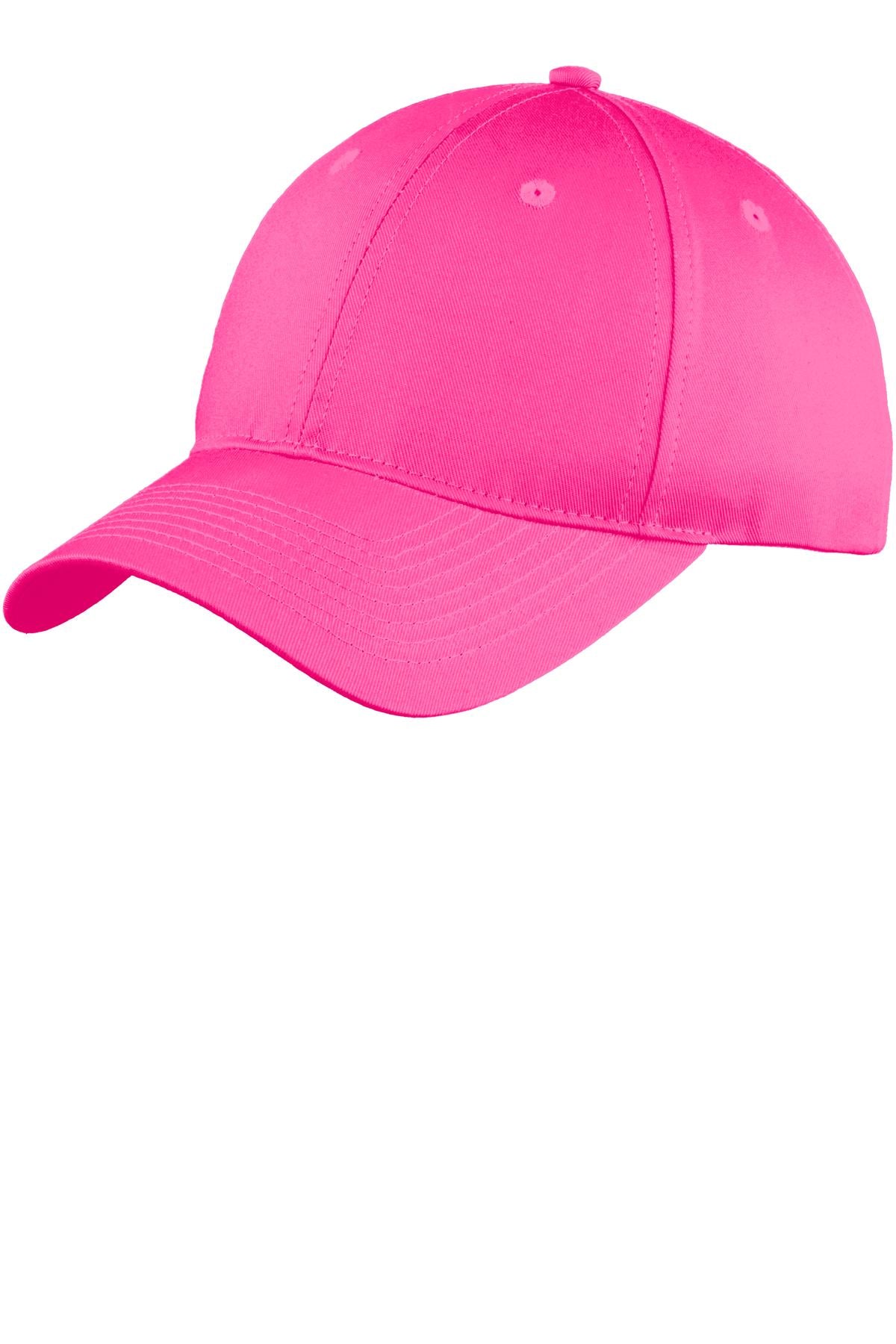 Port Authority® Six-Panel Unstructured Twill Cap. C914