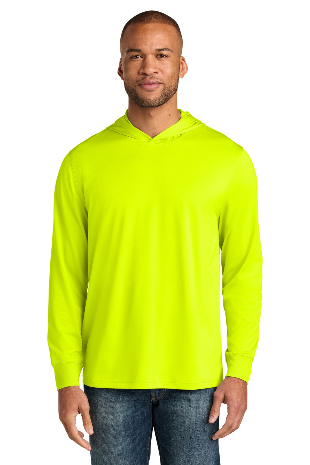 CornerStone® Workwear Pro Long Sleeve Hooded Tee CS440LSH