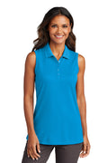 Port Authority® Women's Dry Zone® UV Micro-Mesh Sleeveless Polo LK110SV