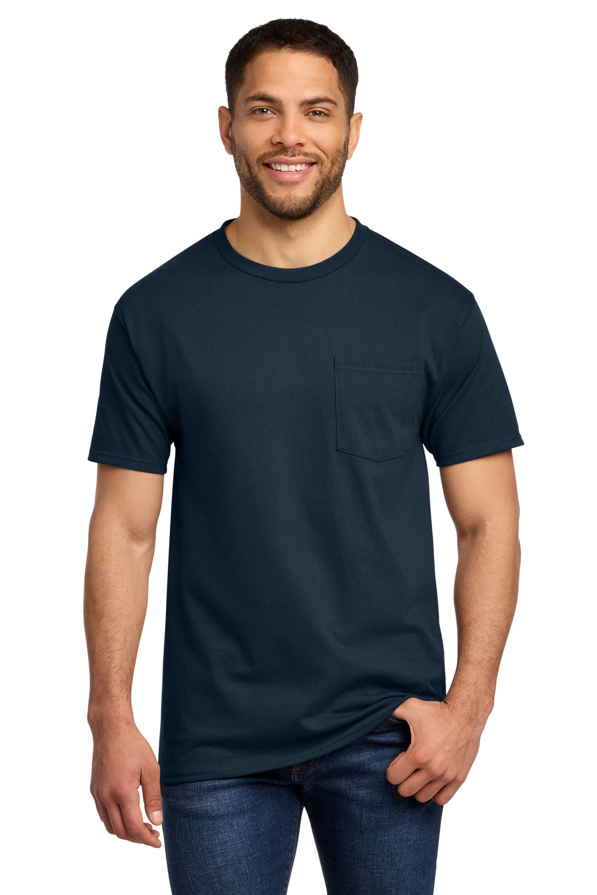 Port & Co™ Tall Essential Pocket Tee. PC61PT