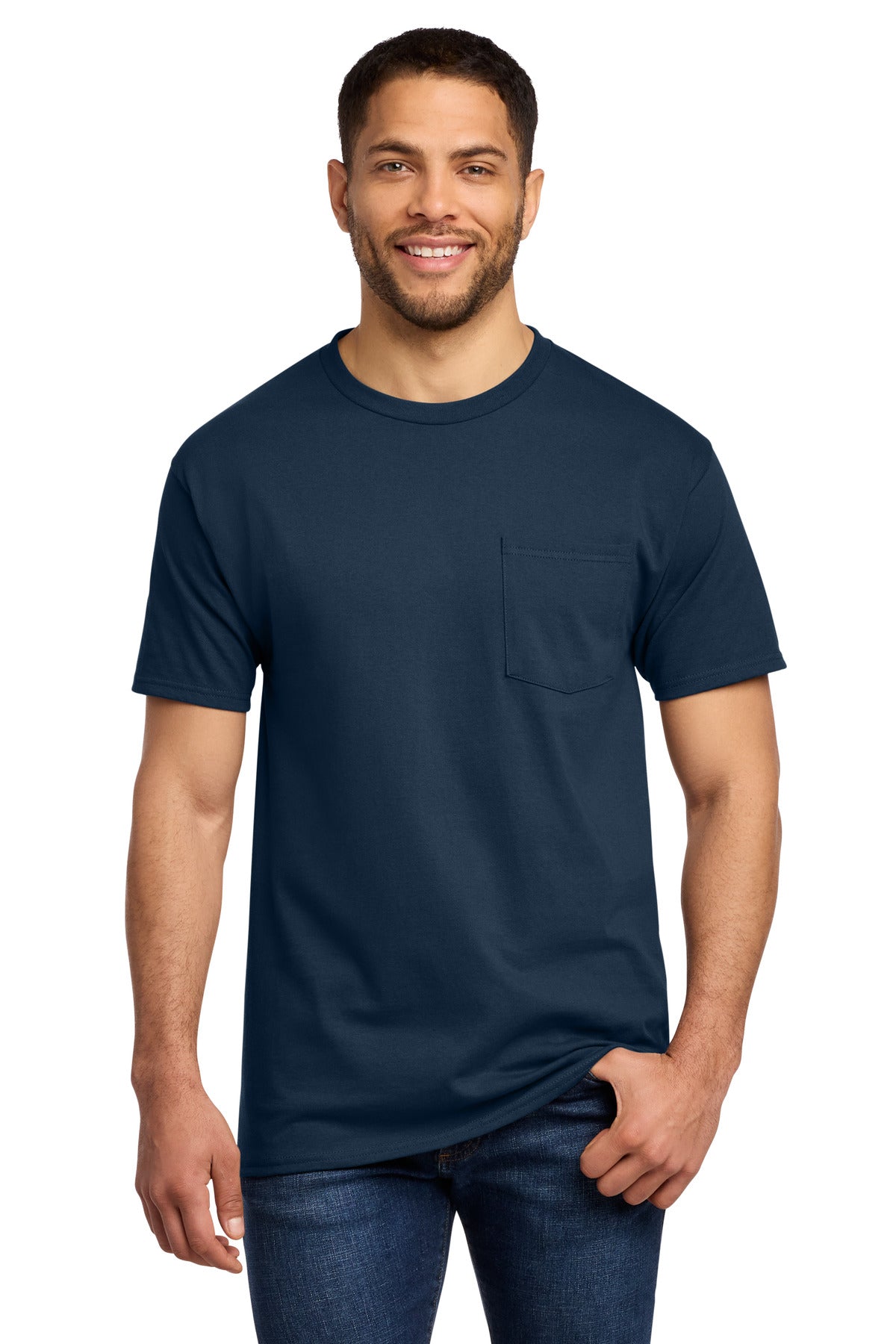 Port & Co™ Tall Essential Pocket Tee. PC61PT