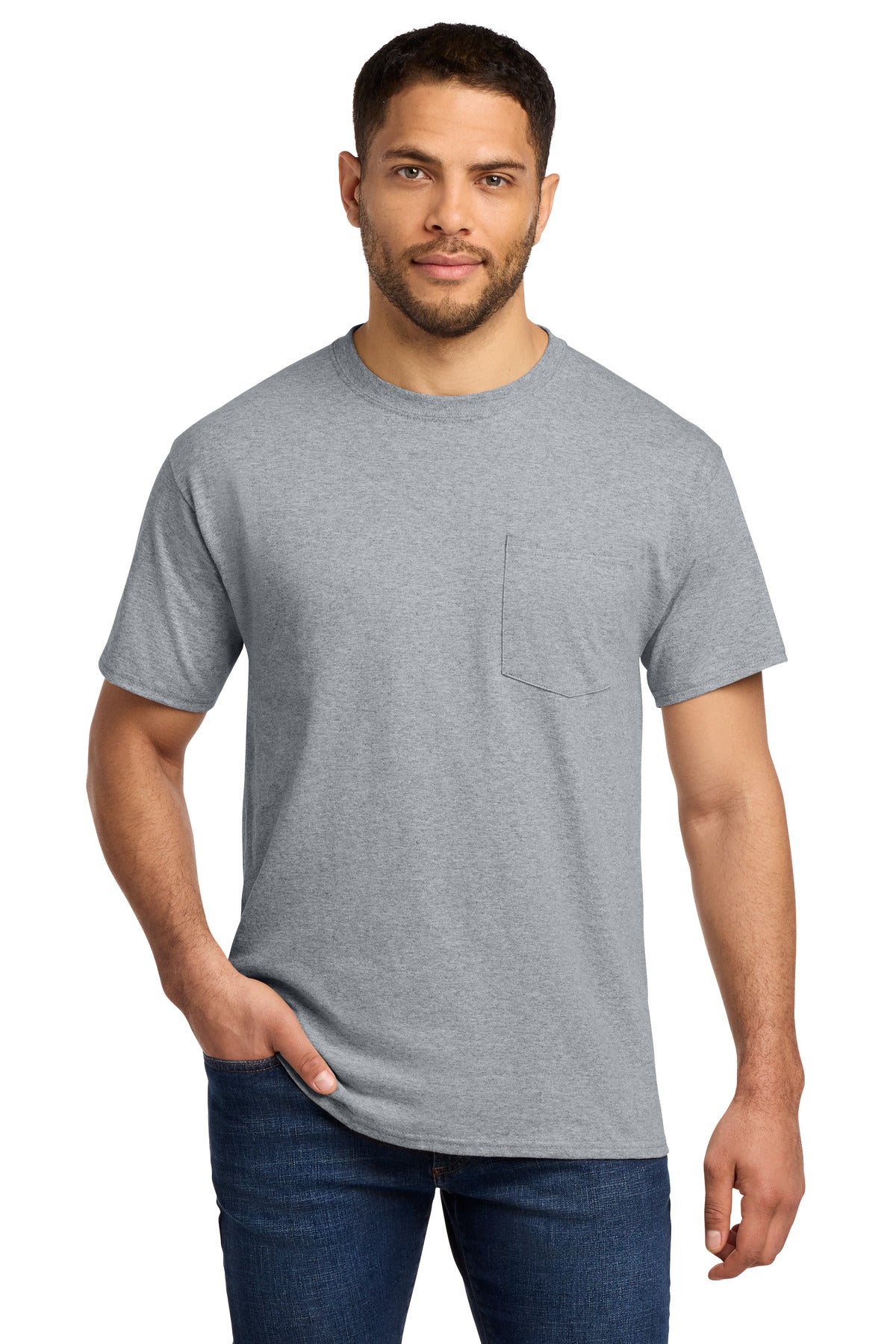 Port & Co™ Essential Pocket Tee. PC61P