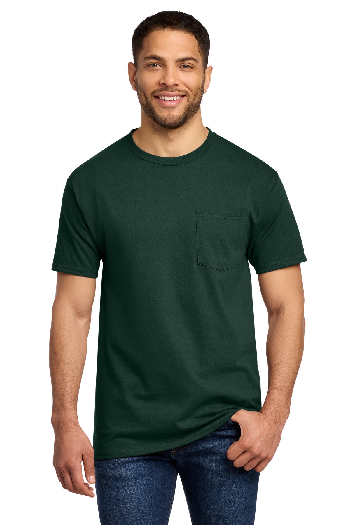 Port & Co™ Essential Pocket Tee. PC61P